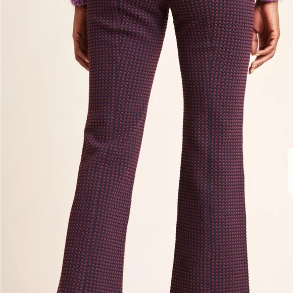 Anthropologie The Essential Crop Flare women’s elastic waist pants size small - Picture 4 of 10